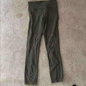 Lululemon green tech mesh legging size 2